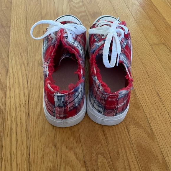 Casual plaid sneaker size 7 - Picture 4 of 6